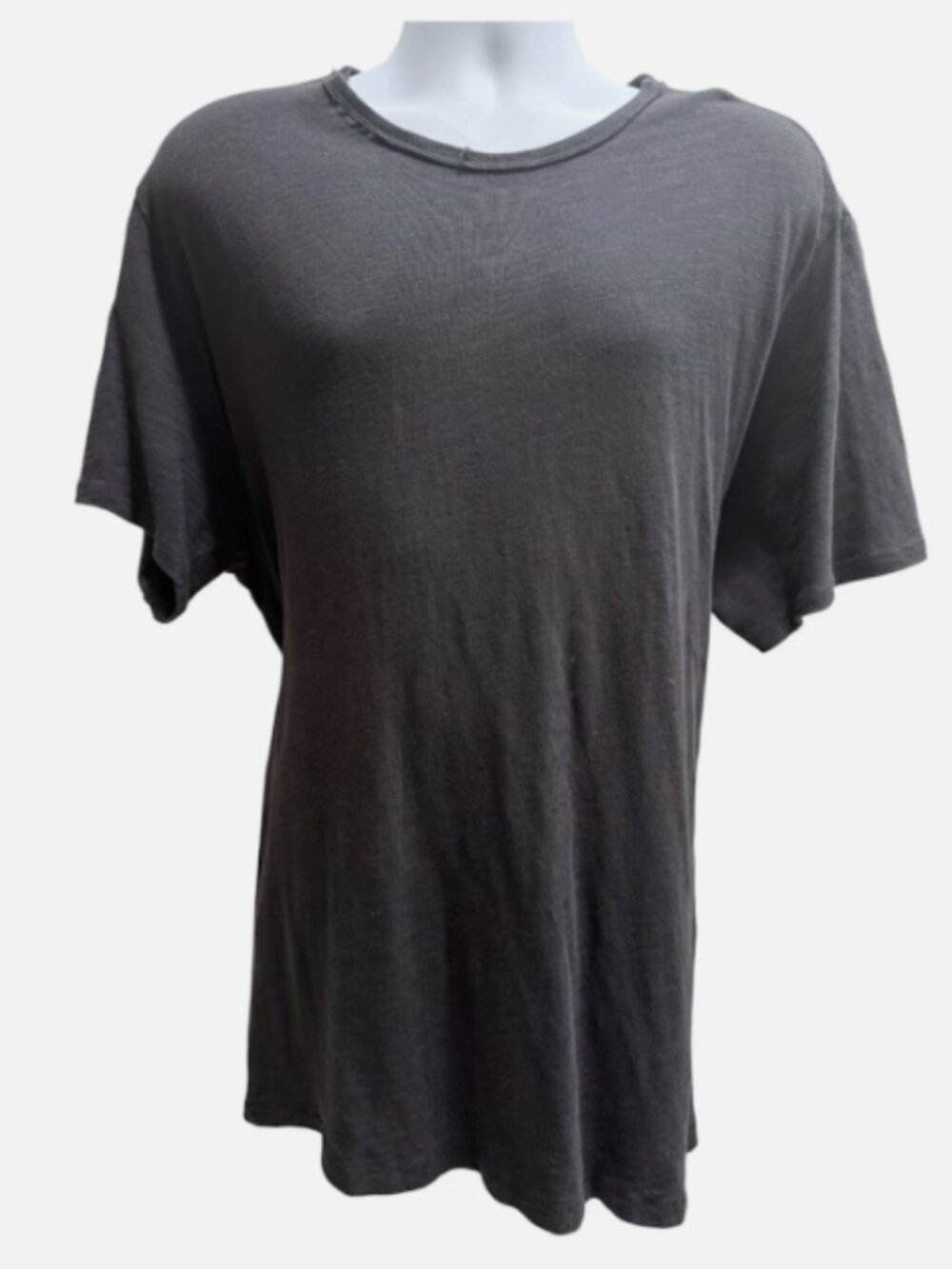 Rag & Bone T-Shirt Mens XXL Black Pure Pima Cotton Crew Neck Tee